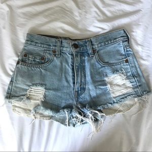 Levi’s Mid-Rise to High-Waisted Jean Shorts